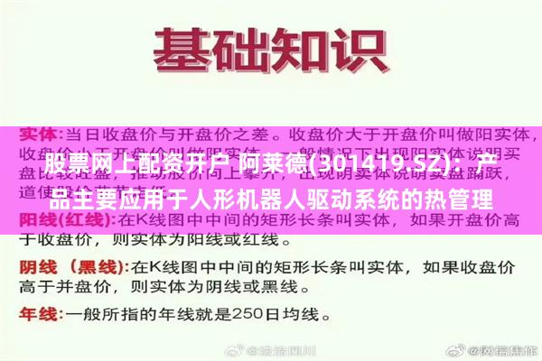 股票网上配资开户 阿莱德(301419.SZ)：产品主要应用于人形机器人驱动系统的热管理